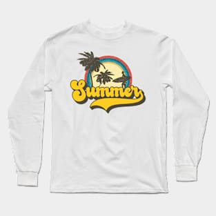 Summer means swimming Long Sleeve T-Shirt